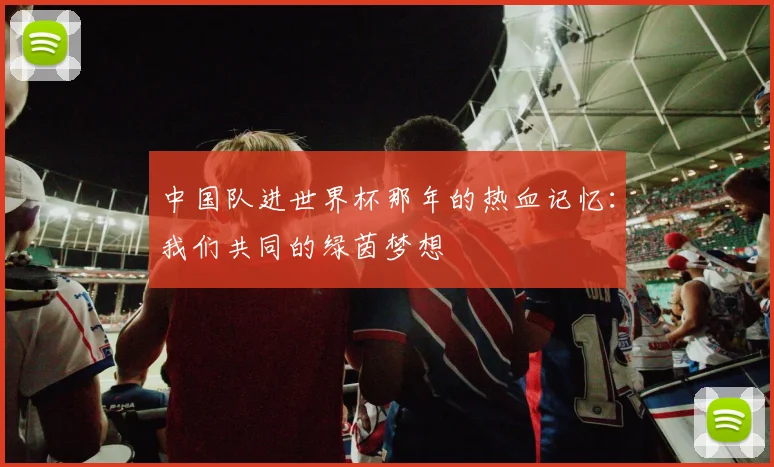 中国队进世界杯那年的热血记忆：我们共同的绿茵梦想